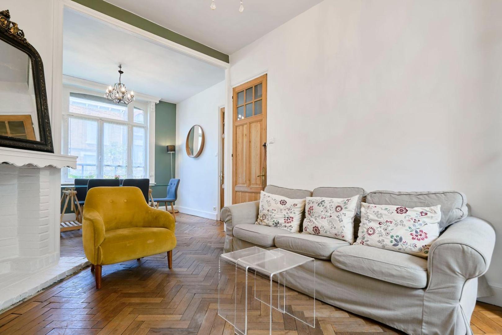 Апартаменты Beautiful 1900 House Full Equipped, 4Bdrm+ Garden! Ламберсар Экстерьер фото